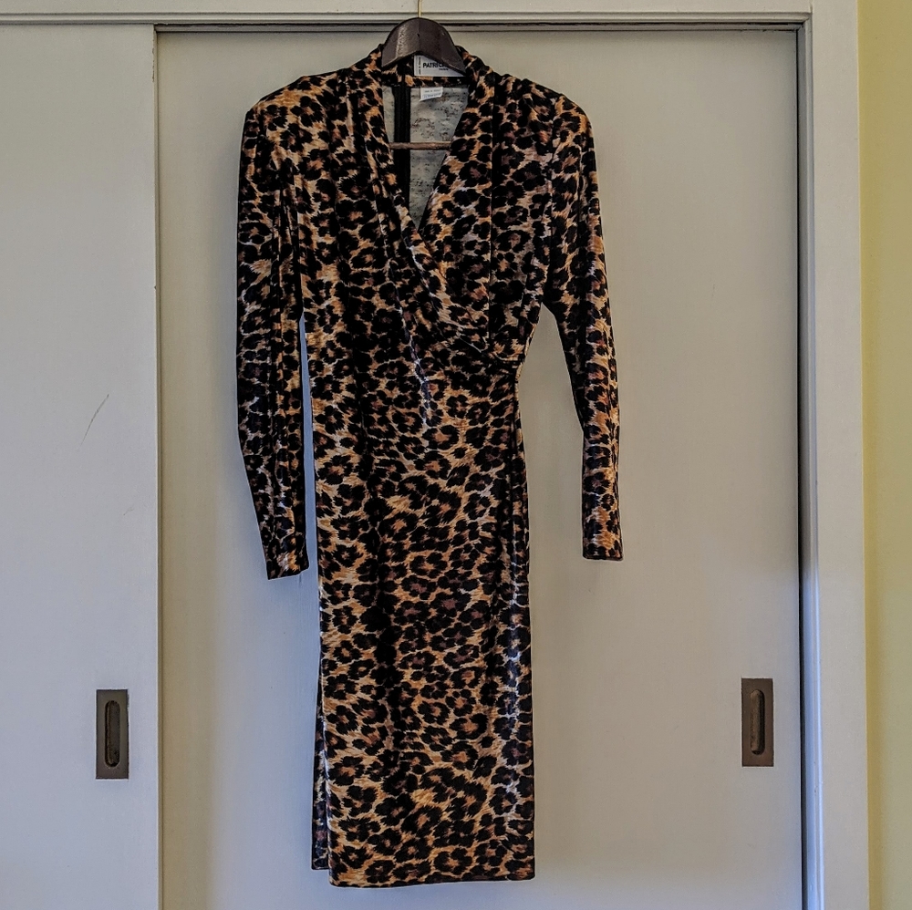 Vintage Patrick Kelly Leopard dress